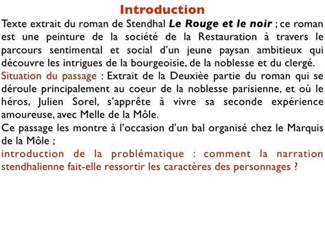 Sujet Dissert Le Rouge Et Le Noir Dissertation le rouge et le noir | Dissertation Français | Docsity